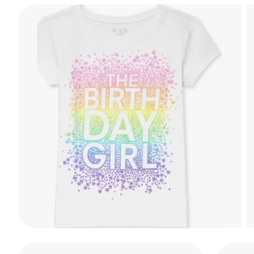 The Children’s Place girls Birthday tshirt size 7/8
